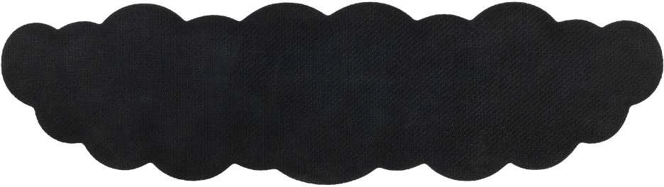 White Shark Baltas Shark Baltas Shark Klaviatūra riešo atrama, 43 × 11 cm, Baltas (KP-012)