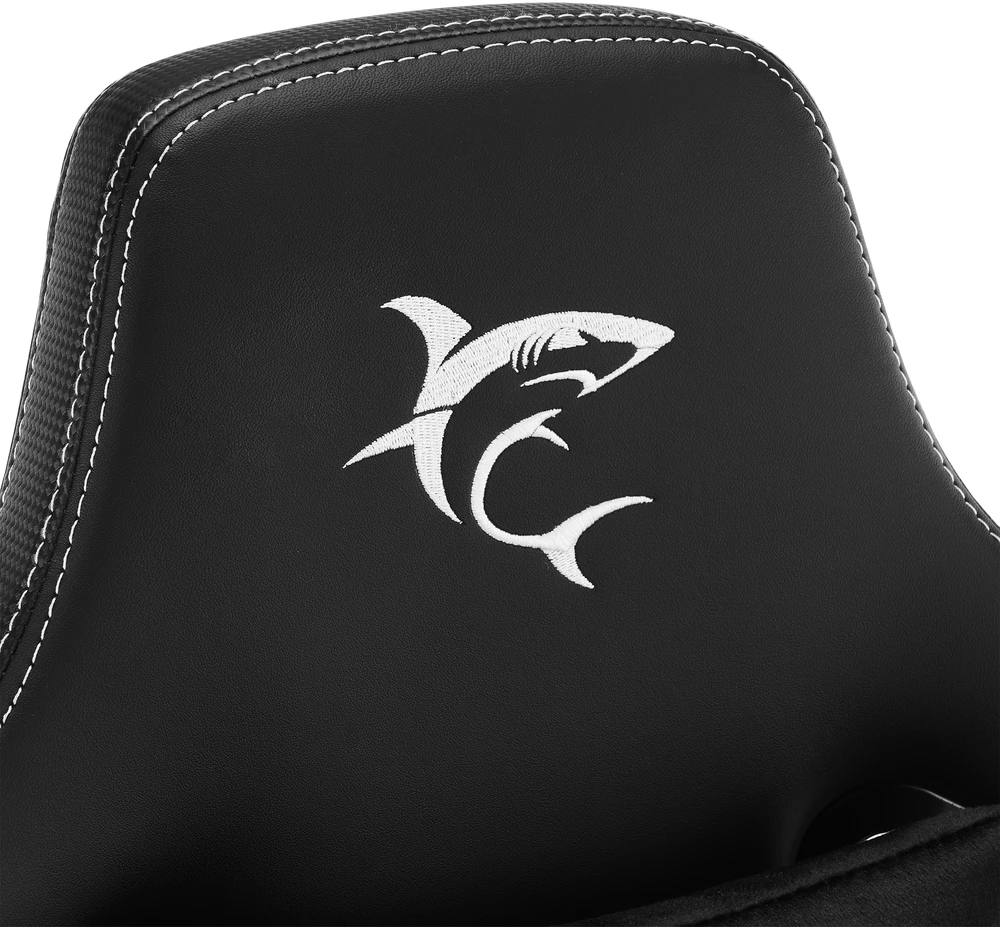 White Shark Žaidimų kėdė Baltas Shark Phoenix, juoda