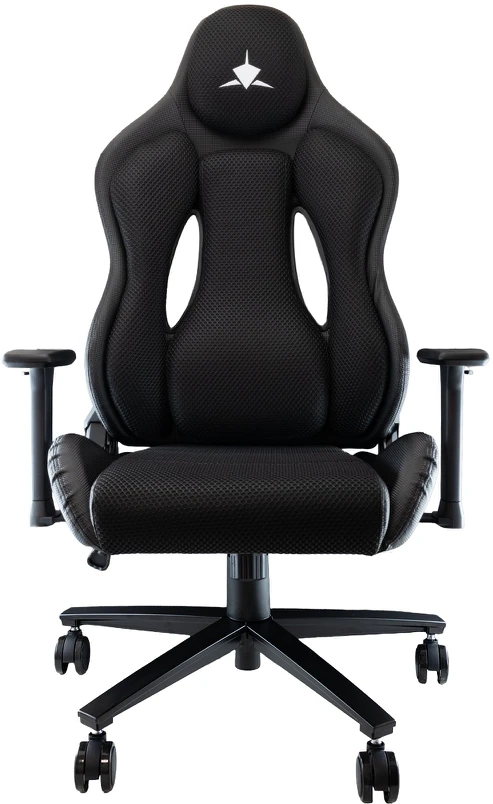 White shark Baltas Shark Baltas Shark TALISMAN-B Gaming Chair Juodas