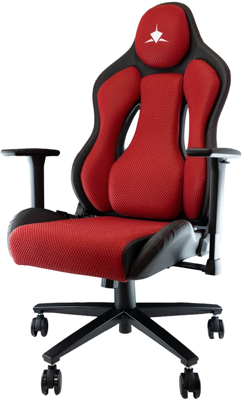 White shark Baltas Shark Baltas Shark TALISMAN-R Gaming Chair, Raudona
