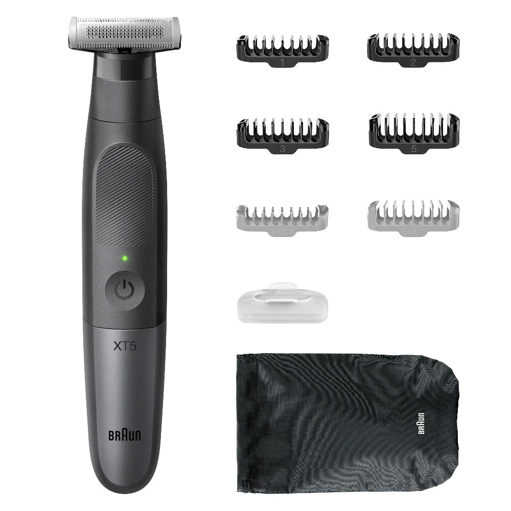 BRAUN XT 5200 Barzdakirpė, barzdaskutė ir kūno plaukų kirptuvas