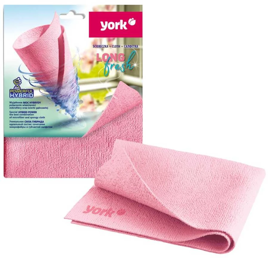York YORK Šluostė su mikropluošto hibridas LONG FRESH