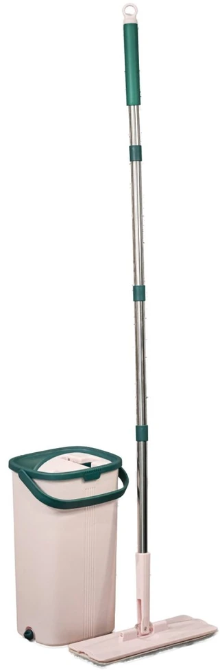 Grindų valymo rinkinys York 32x12cm/131cm/9L rožinis/žalias