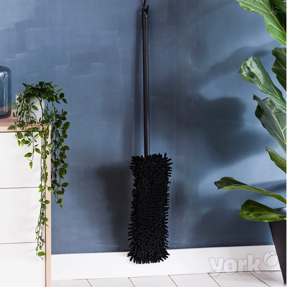 Mop šepetys grindims plauti Pepita YORK 76x26x29cm juodas