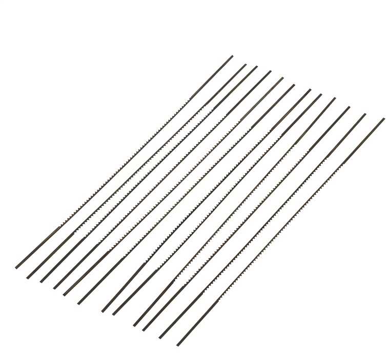 Pjūklo ašmenys Peter Bausch 130-5, metalas, 130 mm, 12 vnt.
