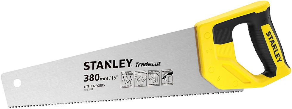Pjūklas Stanley STHT20349-1, mediena, universalus, 380 mm
