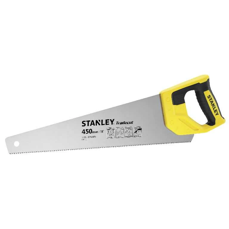 Pjūklas medžiui TradeCut 3.0 Stanley | 11 tpi, 450 mm švariam pjūviui