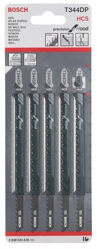 Zāģītis Bosch 2608633A36, 15.2 cm, 5 gab.