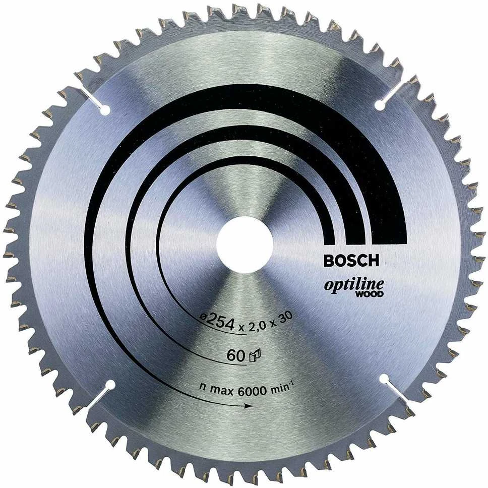 Bosch Stac.disk.pjūkl.diskas 254x30x60 medžiui