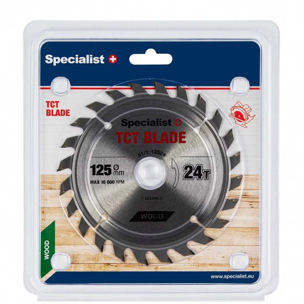 SPECIALIST+ pjovimo diskas, 125x24Tx22 mm