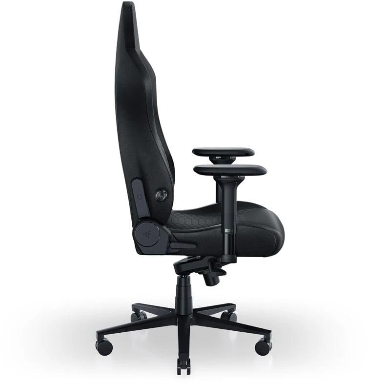 Razer žaidimų kėdė su juosmens atrama Iskur V2 EPU Leather, Aliuminio | Juodas