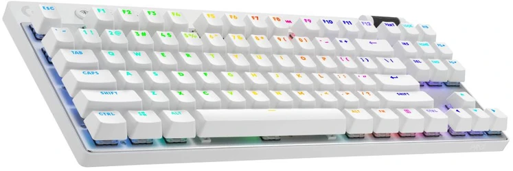 Žaidimų klaviatūra Logitech G Pro X TKL Lightspeed, US išdėstymas, Baltos spalvos