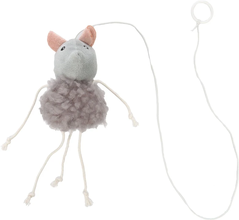 Žaislas katei Flamingo Gripi Mouse. pilkas
