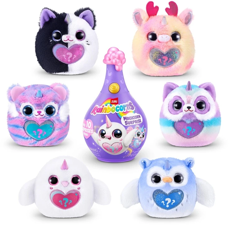 PLUSH TOY RAINBOCORNS SMALL MAGICORN