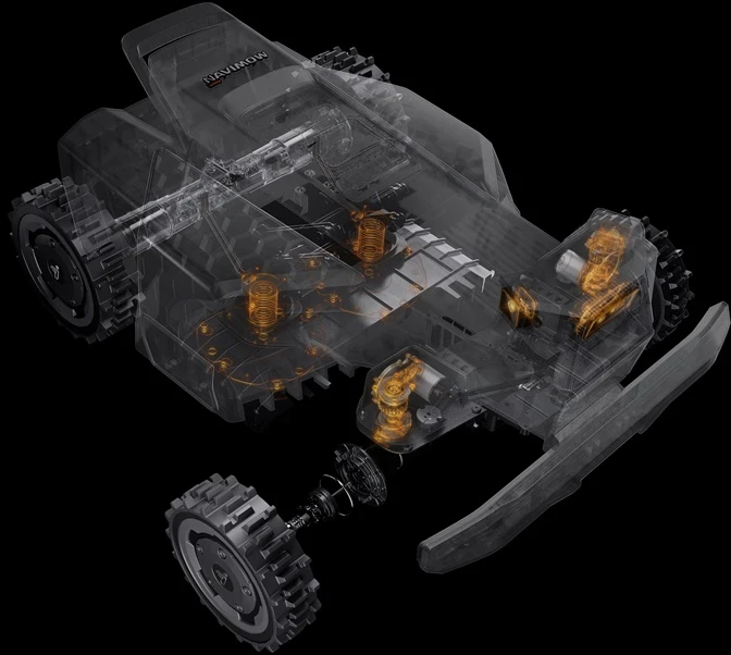 Vejos robotas SEGWAY Navimow X420E AWD (2000 m²)