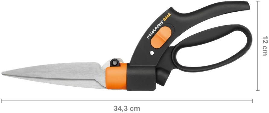 Zāles šķēres Fiskars Servo-System GS42, 340 mm