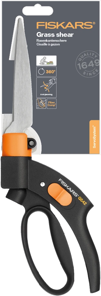 Zāles šķēres Fiskars Servo-System GS42, 340 mm