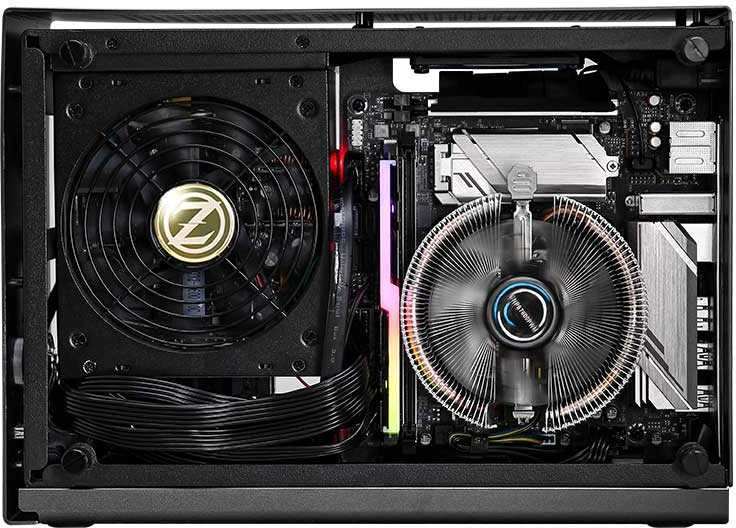 Zalman M2 Mini Mini–ITX važiuoklė – sidabrinė