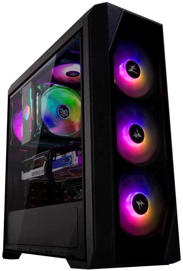 Zalman N5 TF ATX, RGB ventiliatorius x4, T/G