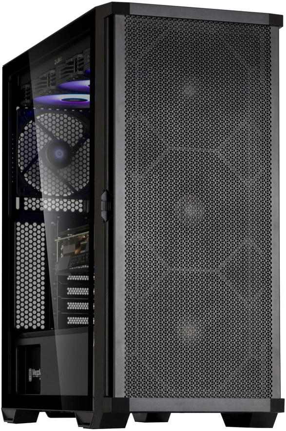 Zalman Z10, ATX Mid Tower PC Case, 4 x 120mm Fans, Juodas