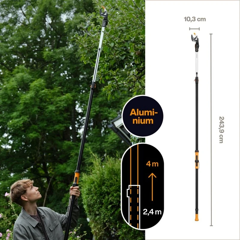 FISKARS X-SERIES DUALACTION ŽIRAFA UPX96 UNIVERSALUS SODO SEKATORIUS SU KOTU