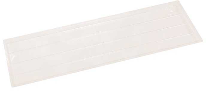 Indų džiovyklės padėklas Rejs, 75 cm x 25 cm x 1.2 cm, plastikas, skaidri sp.