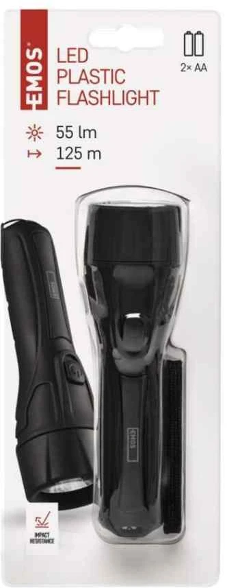 Emos LED handheld prožektorius P3210, 55 lm, 2× AA