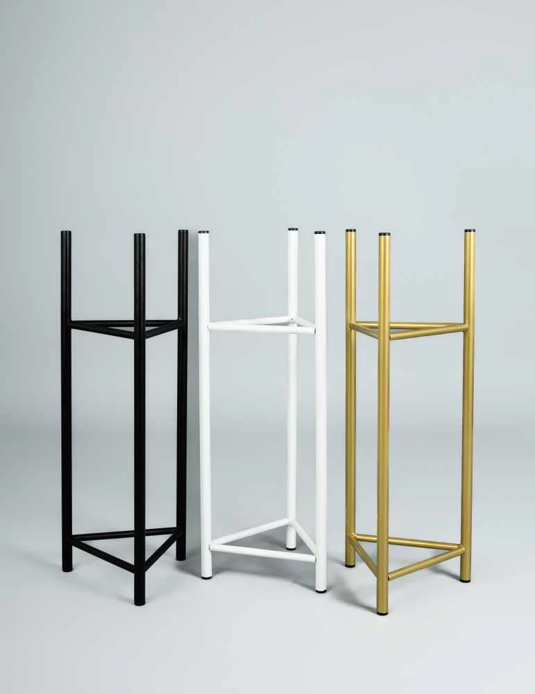 Domoletti FLOWER POT STAND LIZIO L Juodas 27X60