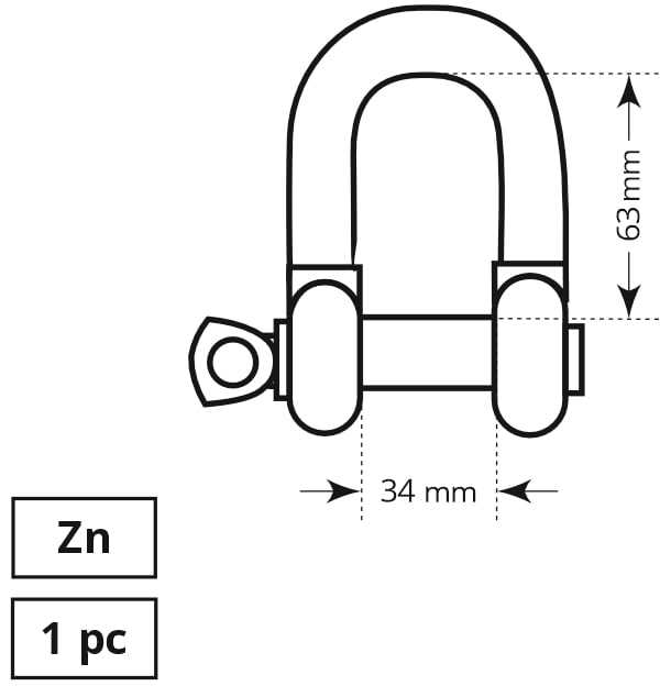 Haushalt Apple ARCHED ROPE STRAINER M16 5/8 1DD