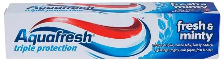 AQUAFRESH Triple Protection dantų pasta Fresh & Minty 100 ml (XL)