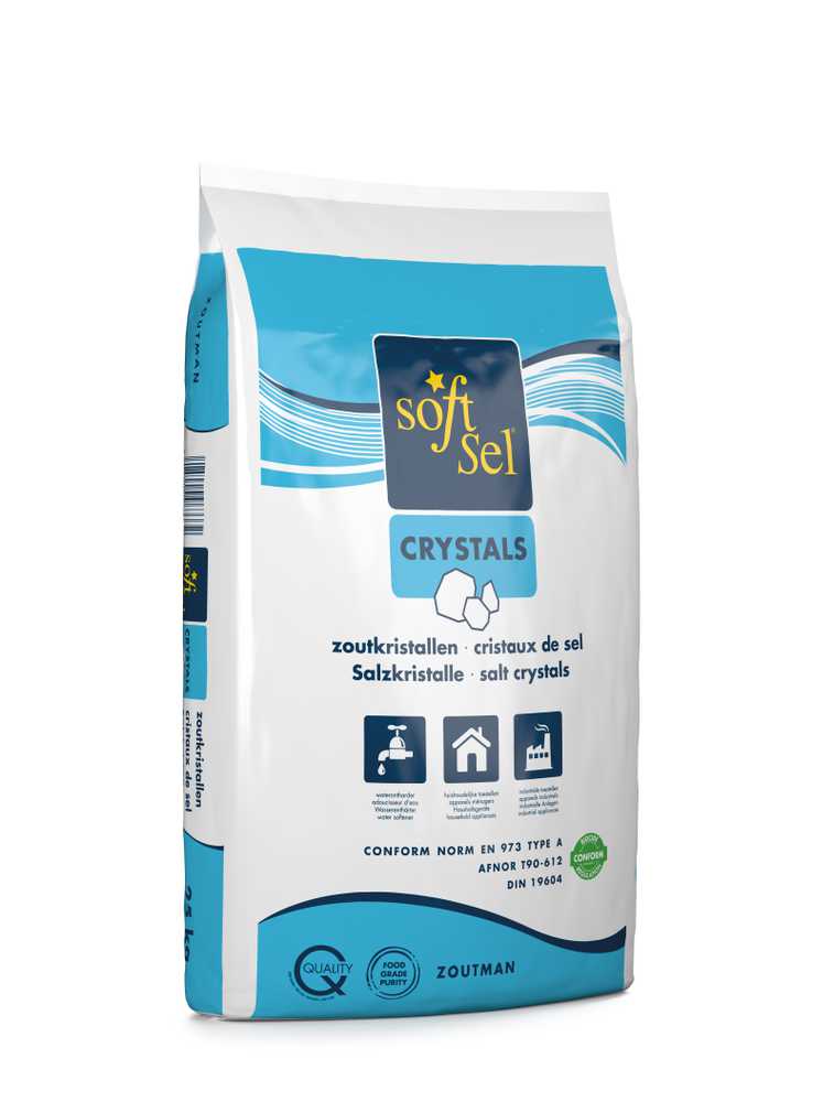 Zoutman Vandens minkštinimo druska, granulės Soft-Sel, 25 kg