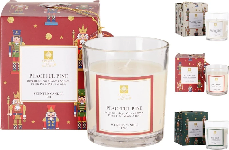 None Candle. aromatic Nutcracker. 28 h. 350 g
