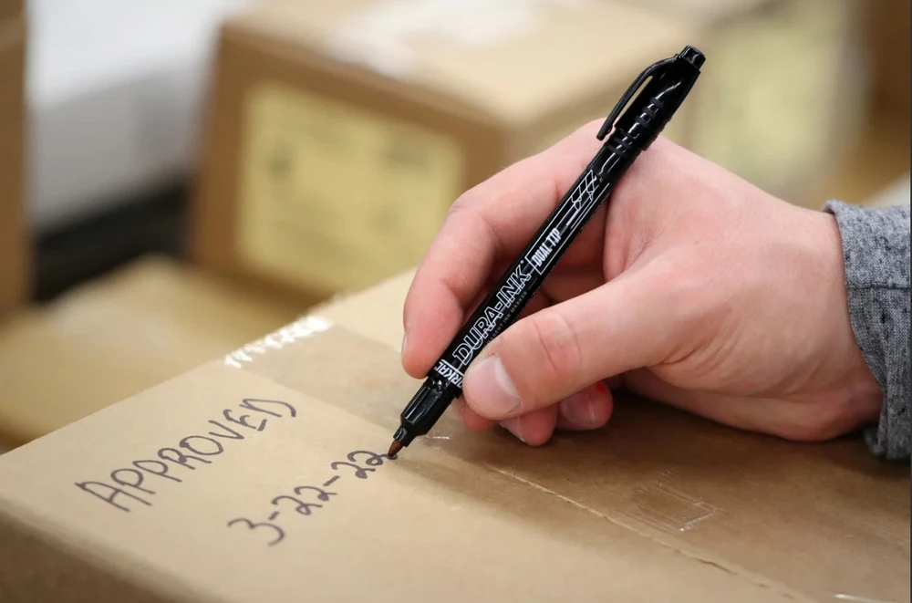 Žymeklis Markal DURA-INK DUALTIP, juoda