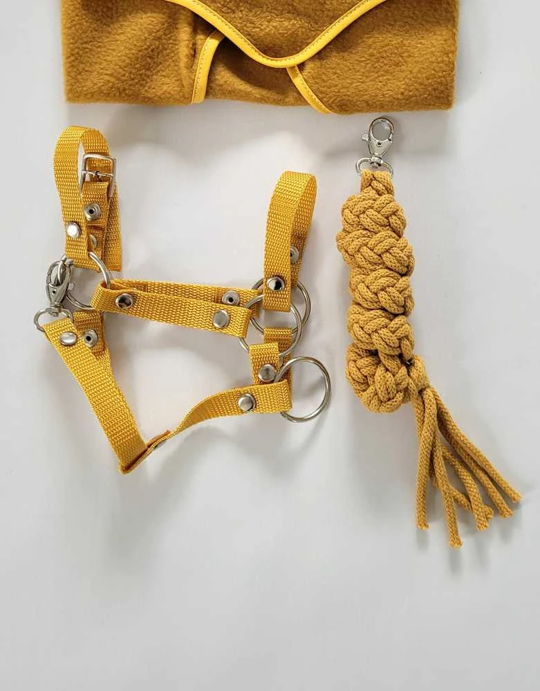 Super Hobby Horse hobby horse skirtas kantaras ir pavadėlis, geltonas