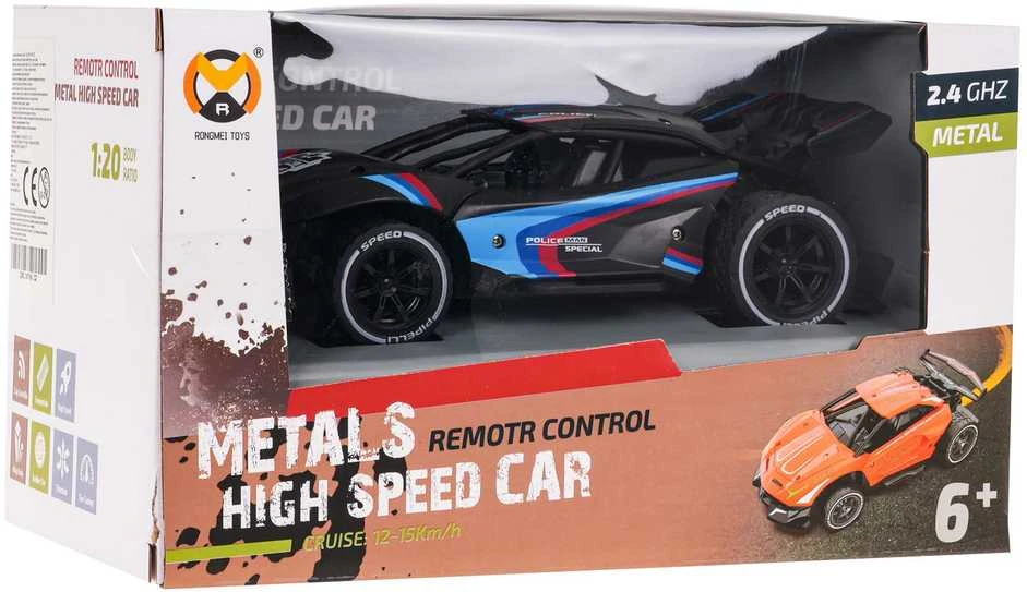 Ramiz Greitas juodas 1:20 R/C automobilis
