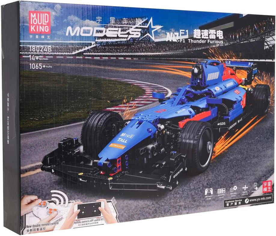 Cada Bricks Bolid F1 Mėlyna 1065pcs.