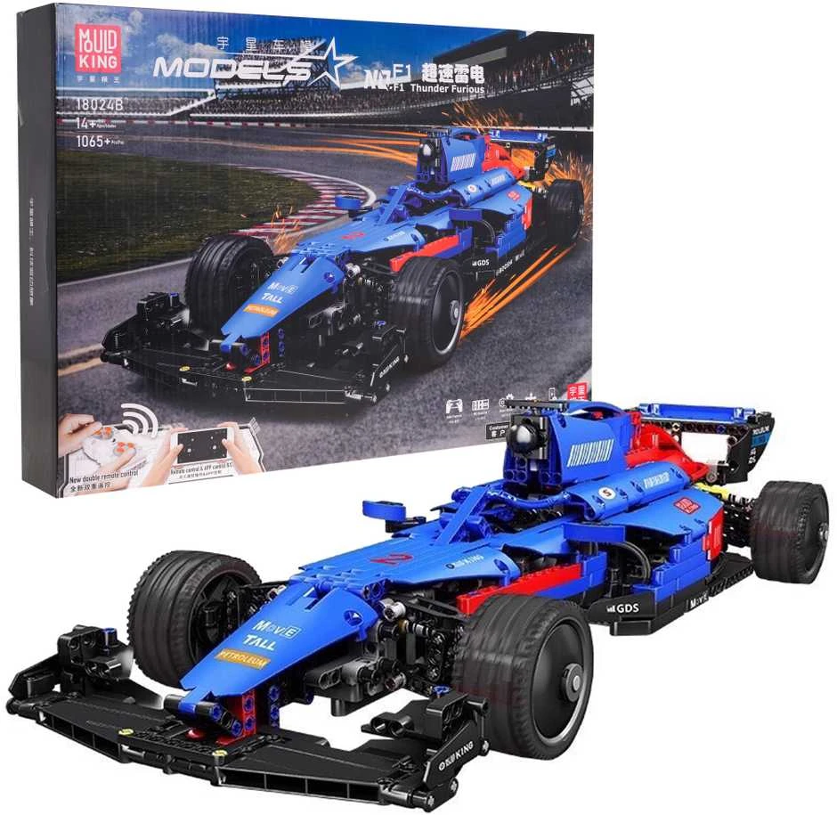 Cada Bricks Bolid F1 Mėlyna 1065pcs.