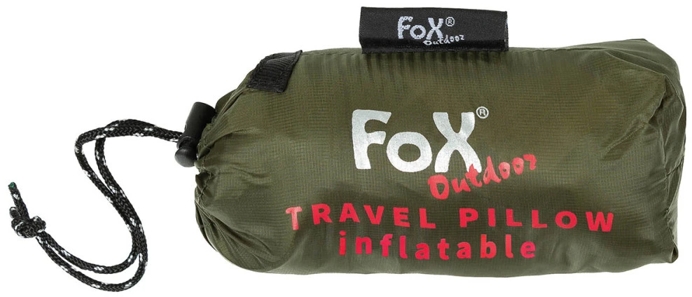 Fox Outdoor Travel Pillow Inflatable Pripučiama kelioninė pagalvė