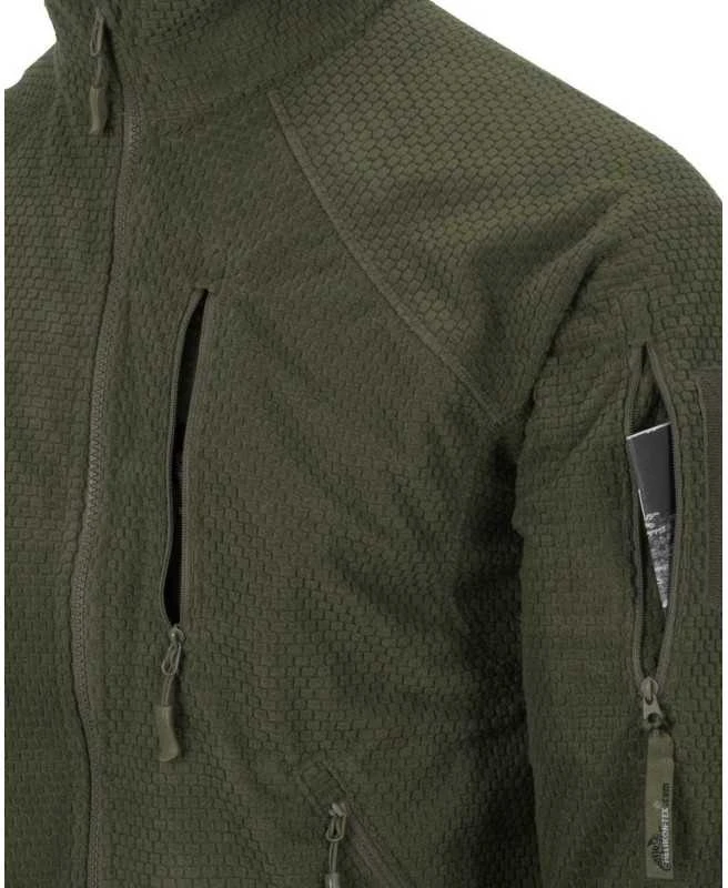 Kepurė Helikon-Tex Alpha Tactical Jacket Grid Fleece Šiltas flisinis džemperis/megztinis