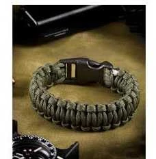 Invadergear Invader Gear Paracord Bracelet Apyrankė iš virvutės, Olive spalvos