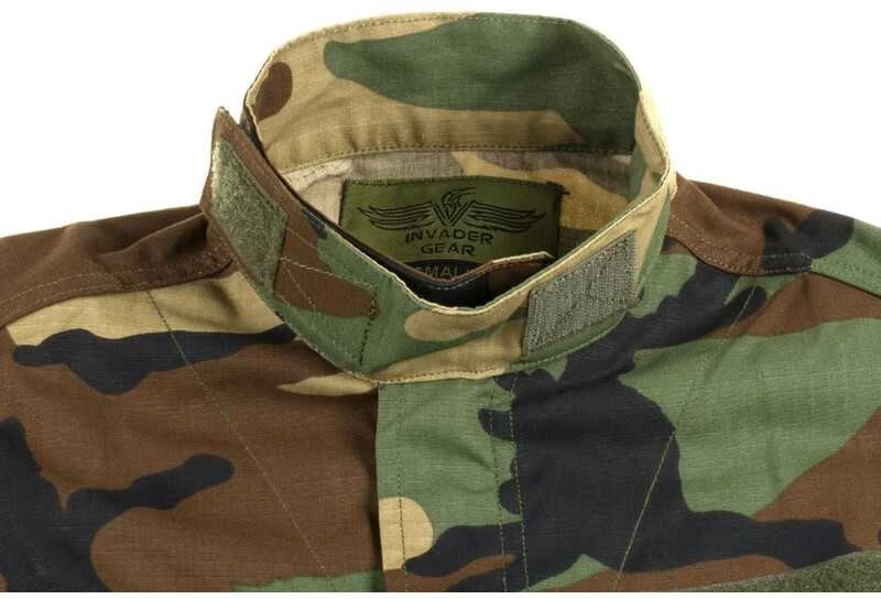 Invader Gear Revenger TDU Shirt Woodland marginimo švarkas