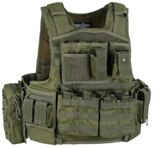 Invadergear Invader Gear Tactical Vest Mod Carrier Combo Taktinė liemenė su priedais