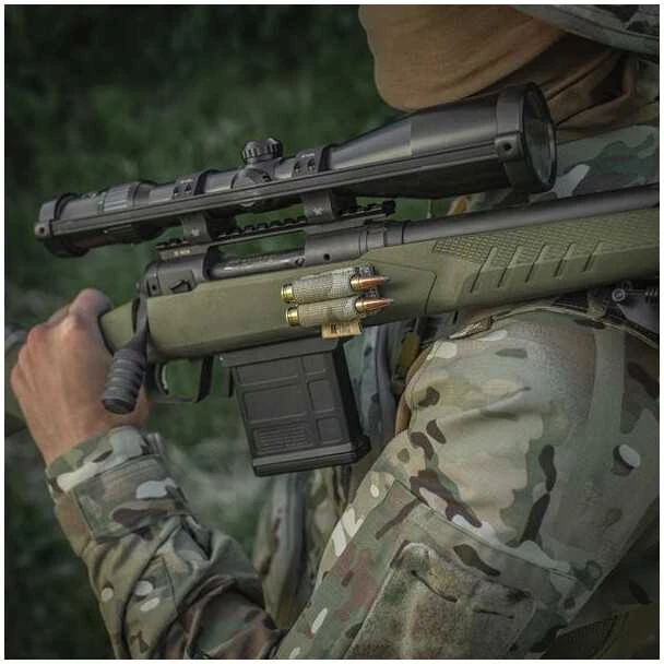 M-Tac Bandolier with Velcro for 2 cartridges cal. 308 Šovinių laikiklis