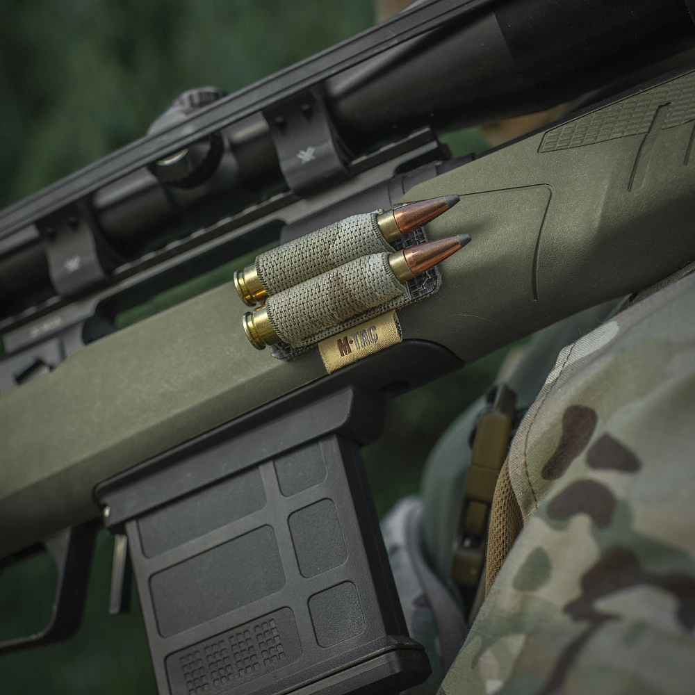 M-Tac Bandolier with Velcro for 2 cartridges cal. 308 Šovinių laikiklis