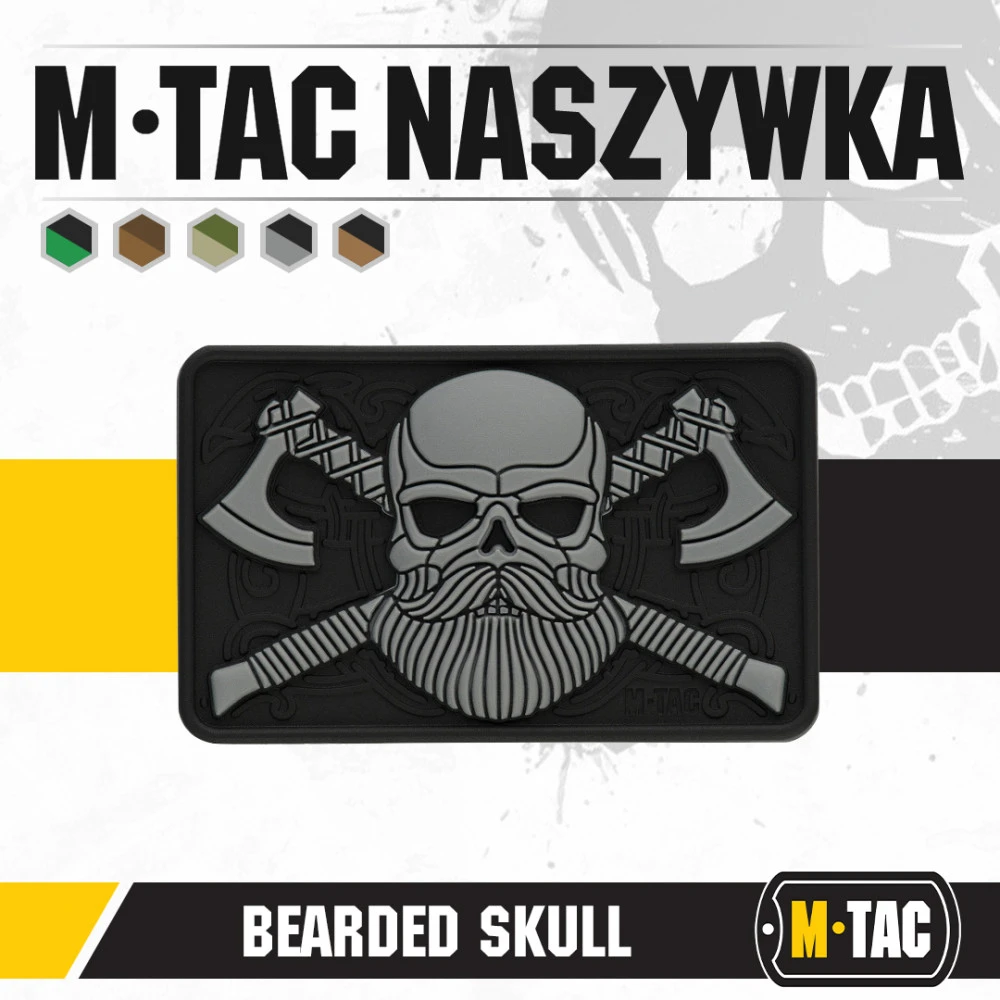 M-Tac Bearded Skull 3D PVC Antsiuvas