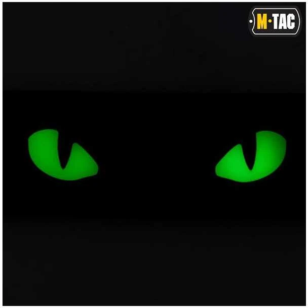 M-Tac Cat Eyes 3D PVC Antsiuvas "Katės akys", šviečiančios tamsoje