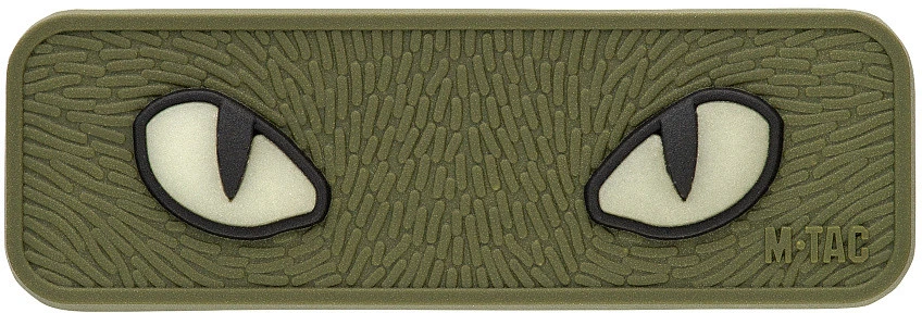 M-Tac Cat Eyes 3D PVC Antsiuvas "Katės akys", šviečiančios tamsoje