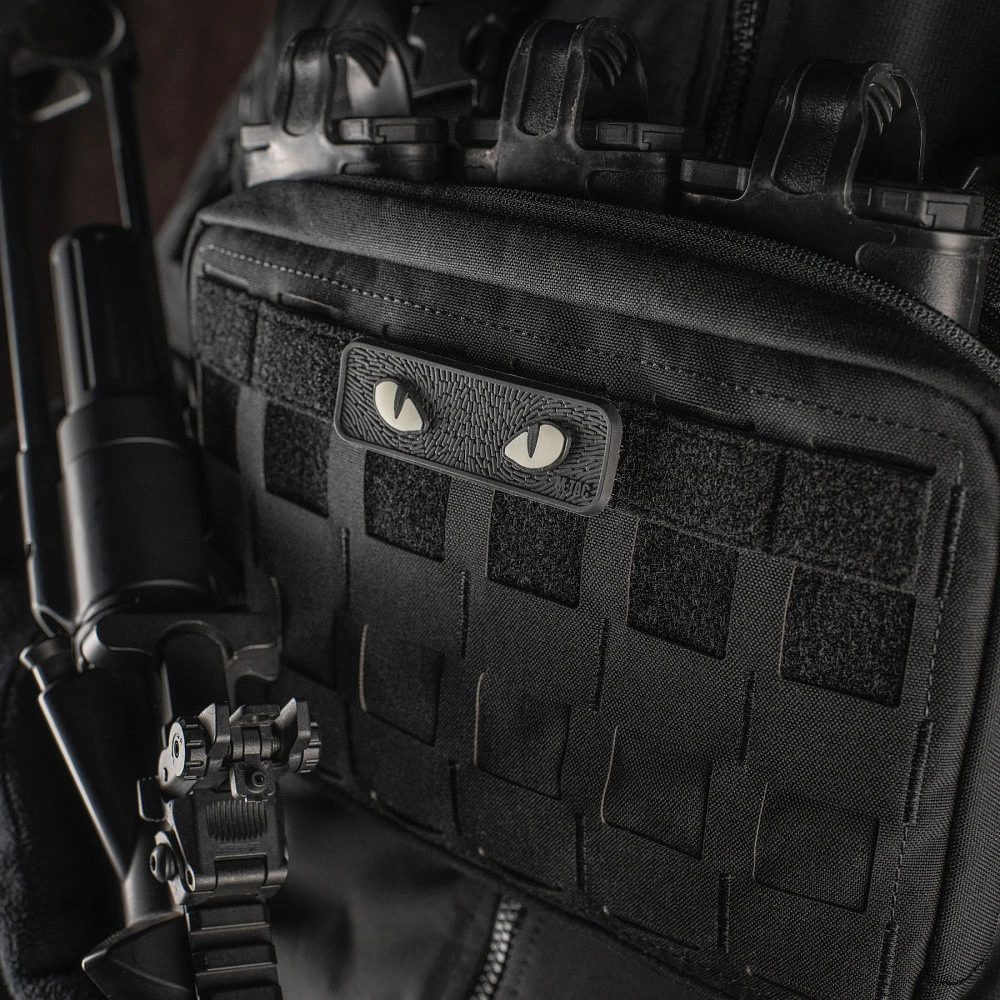 M-Tac Cat Eyes 3D PVC Antsiuvas "Katės akys", šviečiančios tamsoje