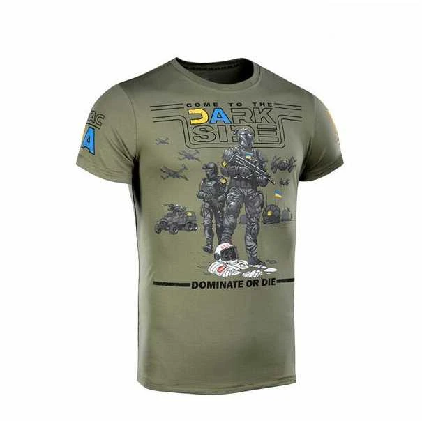 M-Tac Come to the DARK SIDE T-Shirt Marškinėliai su Ukrainos simbolika