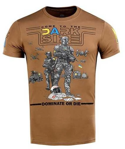 M-Tac Come to the DARK SIDE T-Shirt Marškinėliai su Ukrainos simbolika